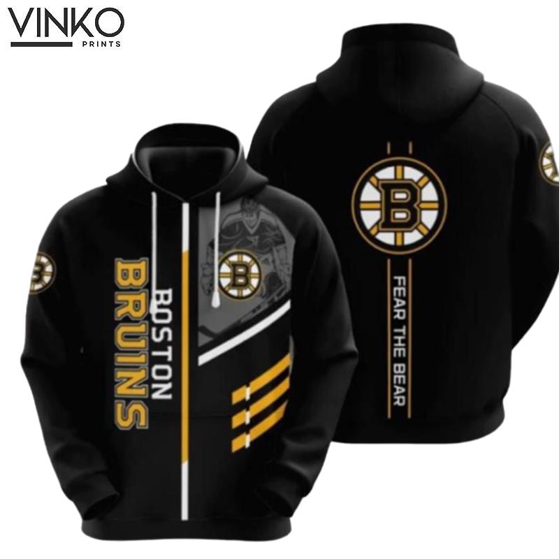 Boston Bruins Fear The Bear Hoodie