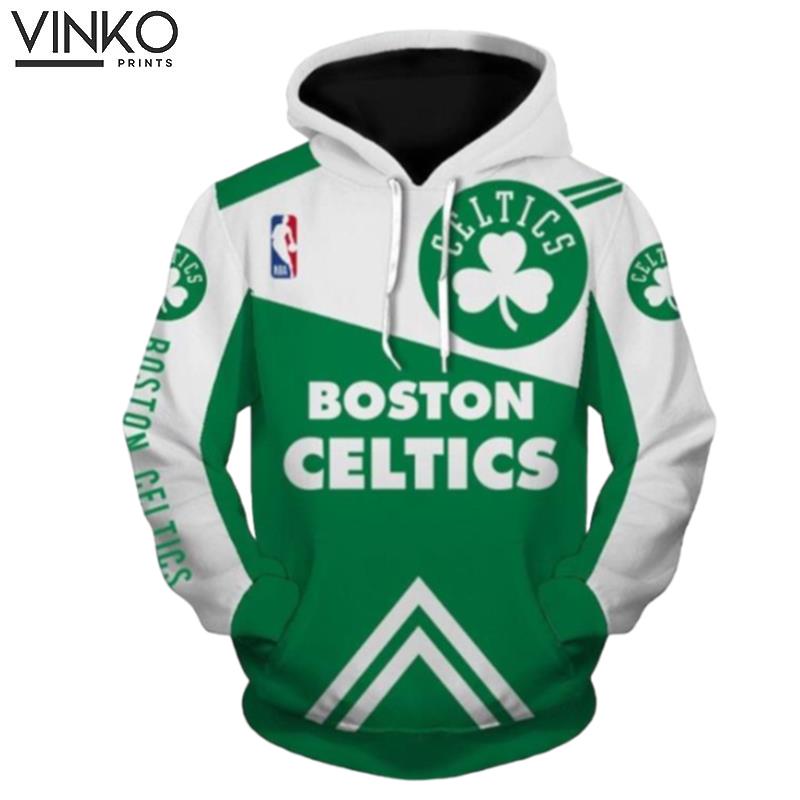 Boston Celtics And Pered Custom Boston Celtics Graphic Hoodie