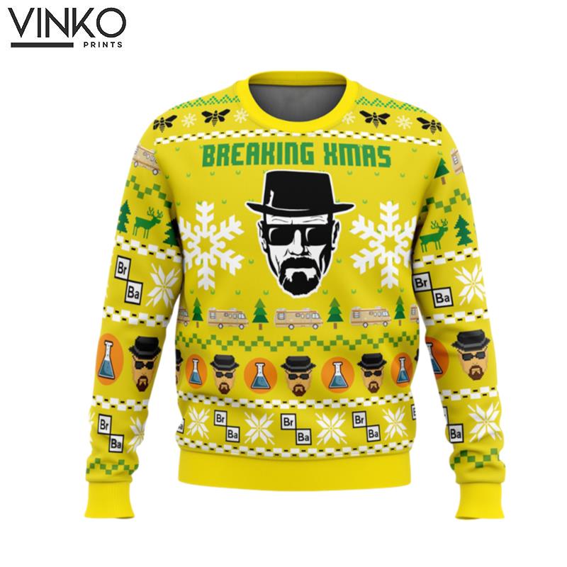 Breaking Xmas Breaking Bad Ugly Christmas Sweater