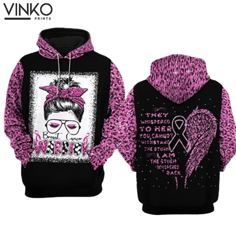 Breast Cancer Awareness Warrior Hoodie