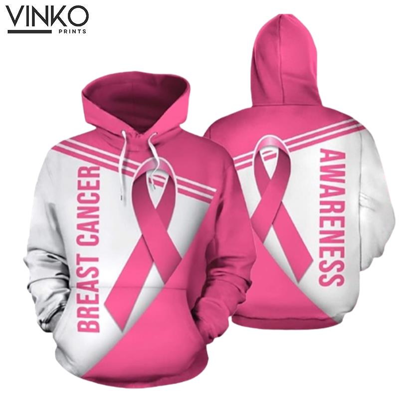 Breast Cancer Pink Ribbon Hoodie