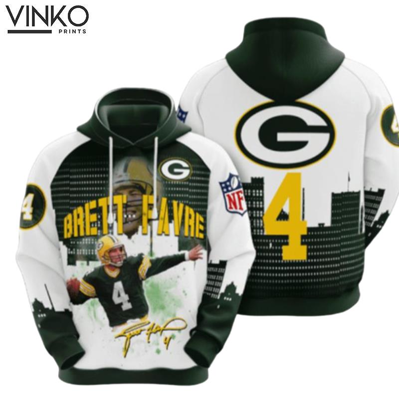 Brett Favre Green Bay Packers Hoodie