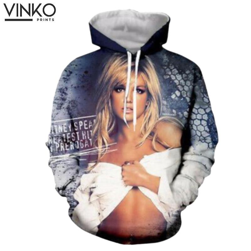 Britney Spears And Pered Custom Ariana Grande Graphic Hoodie