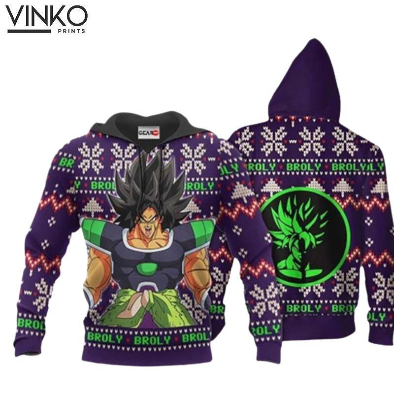 Broly Custom Anime Dragon Ball Hoodie