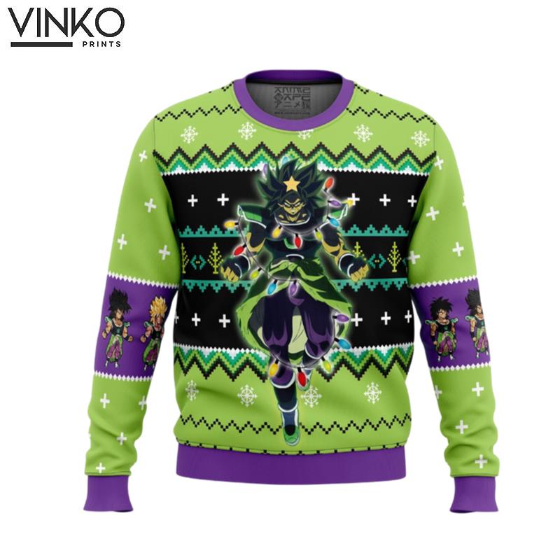 Broly Dragon Ball Z Ugly Christmas Sweater