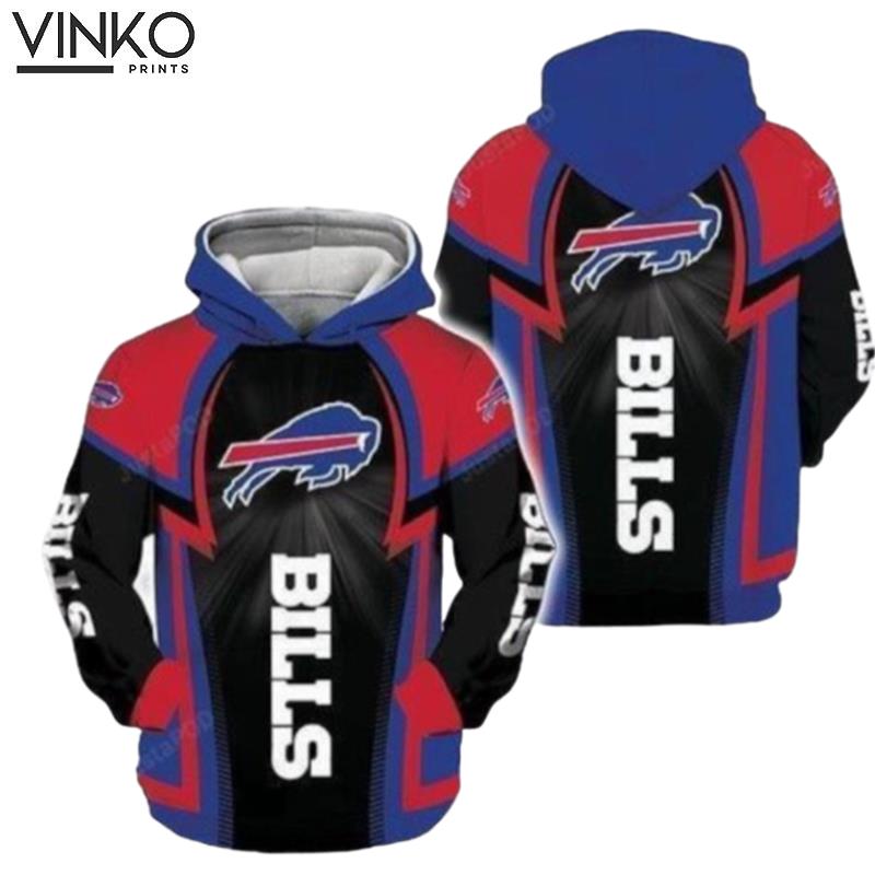 Buffalo Bills Fan And Pered Custom Buffalo Bills Graphic Hoodie