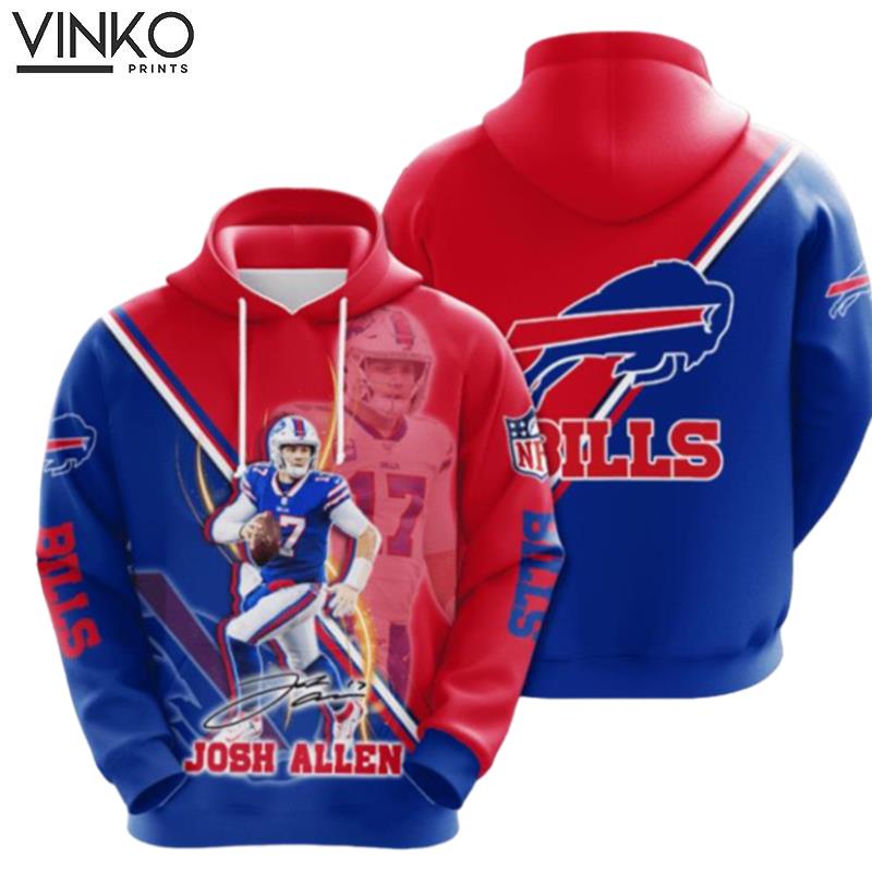 Buffalo Bills Josh Allen 17 Hoodie