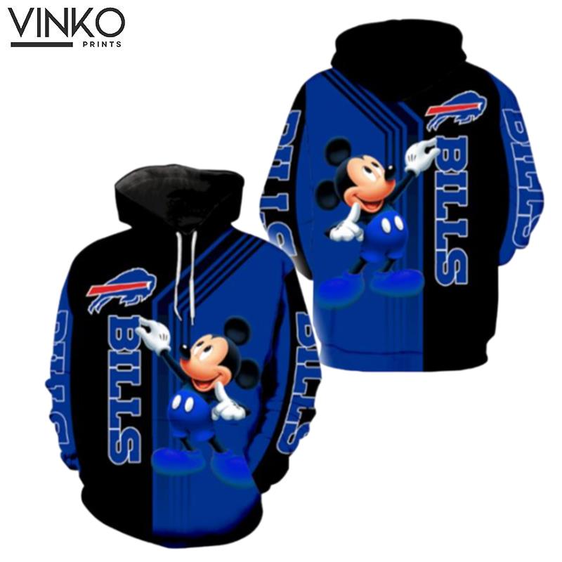 Buffalo Bills Mickey Mouse For Men And Women Hoodie