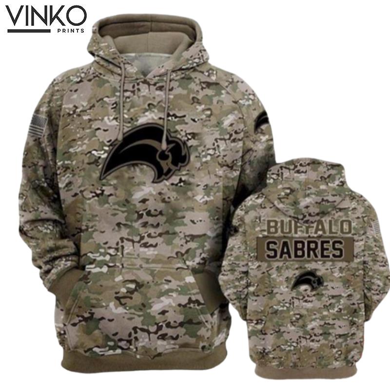 Buffalo Sabres Camouflage Veteran Hoodie