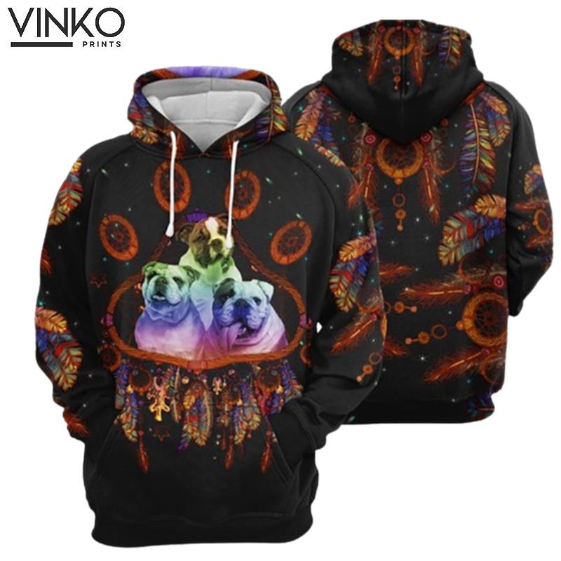 Bulldog Dreamcatcher Hoodie