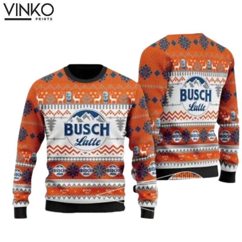 Busc Latte Beer Beer Lover Ugly Christmas Sweater