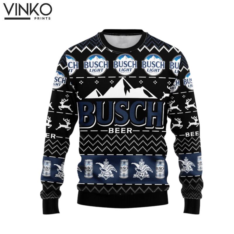 Busch Light Beer 11 Ugly Christmas Sweater