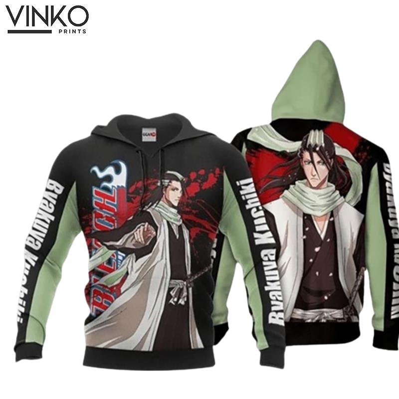 Byakuya Kuchiki Anime Manga Bleach Hoodie