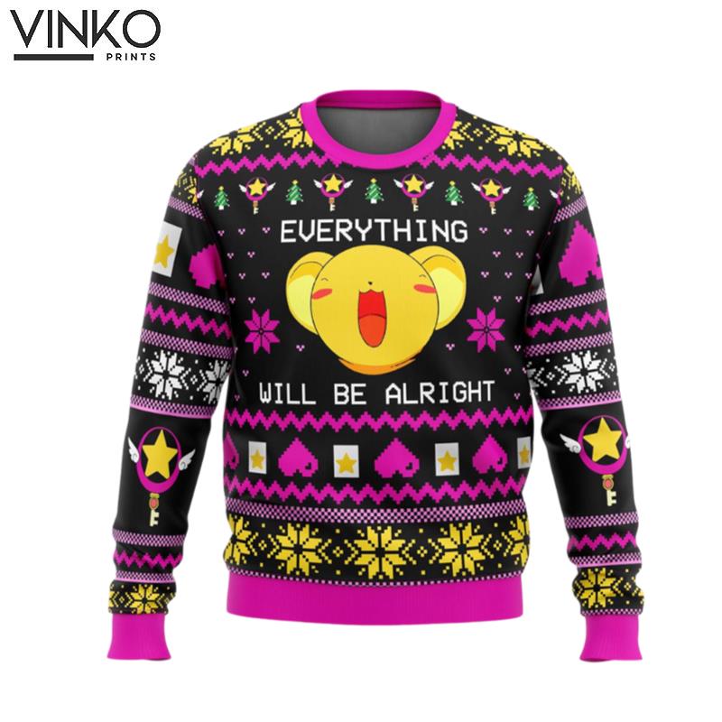 CARDCAPTOR SAKURA HAPPY Ugly Christmas Sweater