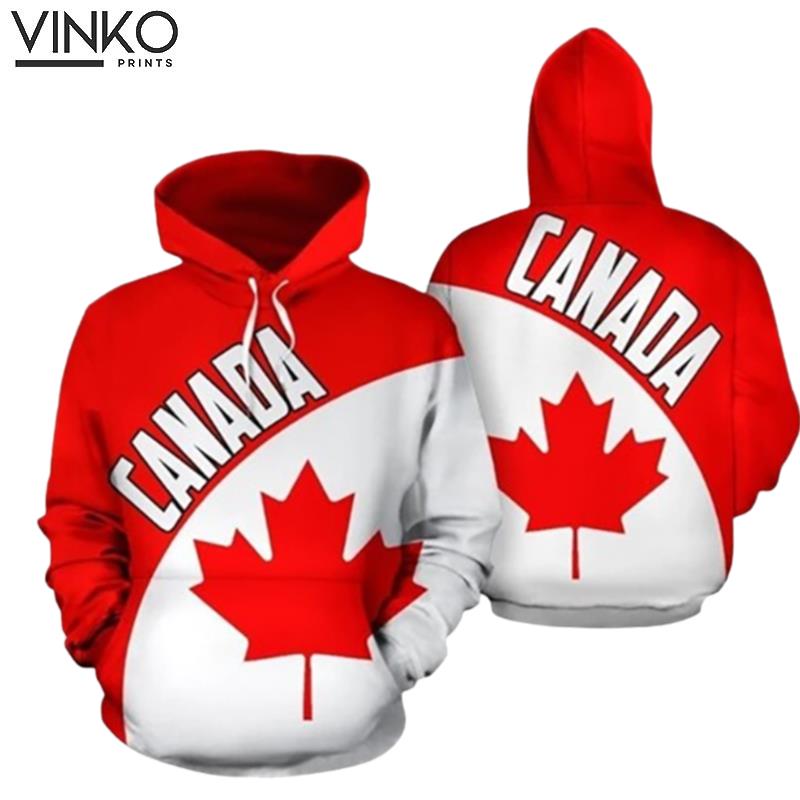 Canada Maple Leaf Canada Flag Hoodie