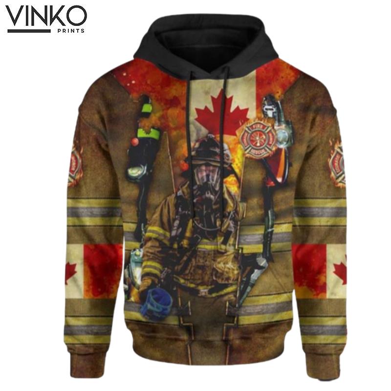 Canadian Firefighter Canada Canadian Firefighter Hoodie