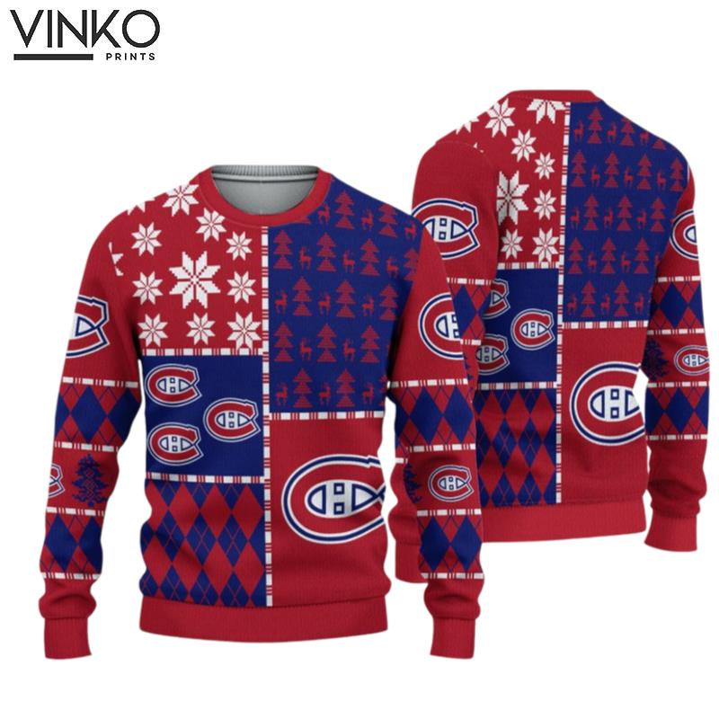 Canadiens Ice Hockey Ugly Christmas Sweater