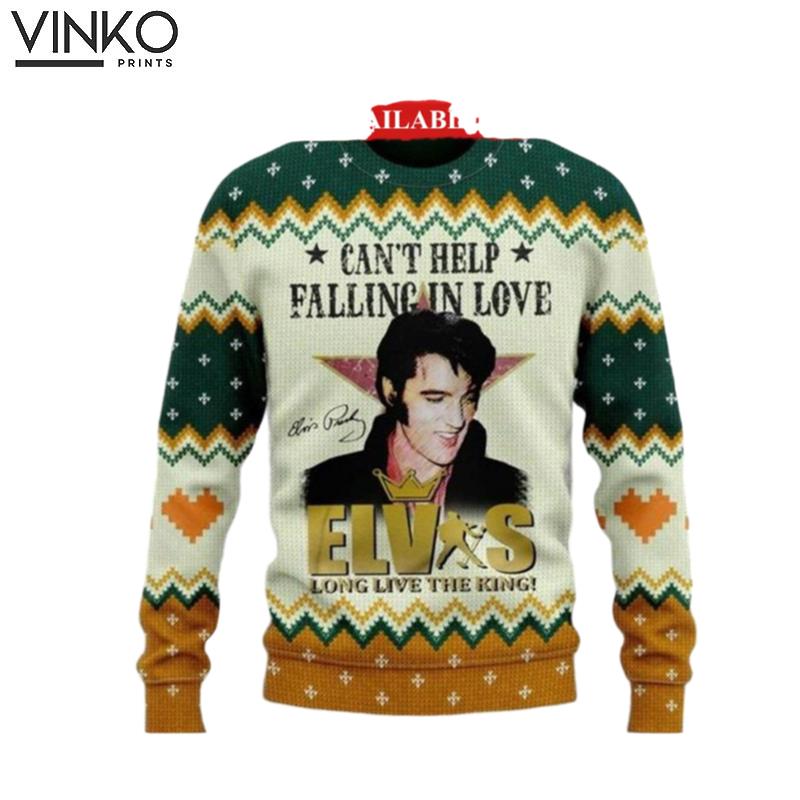 Cant Help Falling In Love Ugly Christmas Sweater