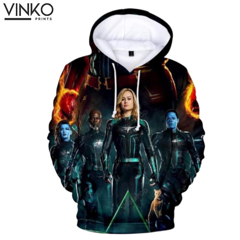 Captain Marvel Carol Danvers Csos901 Hoodie