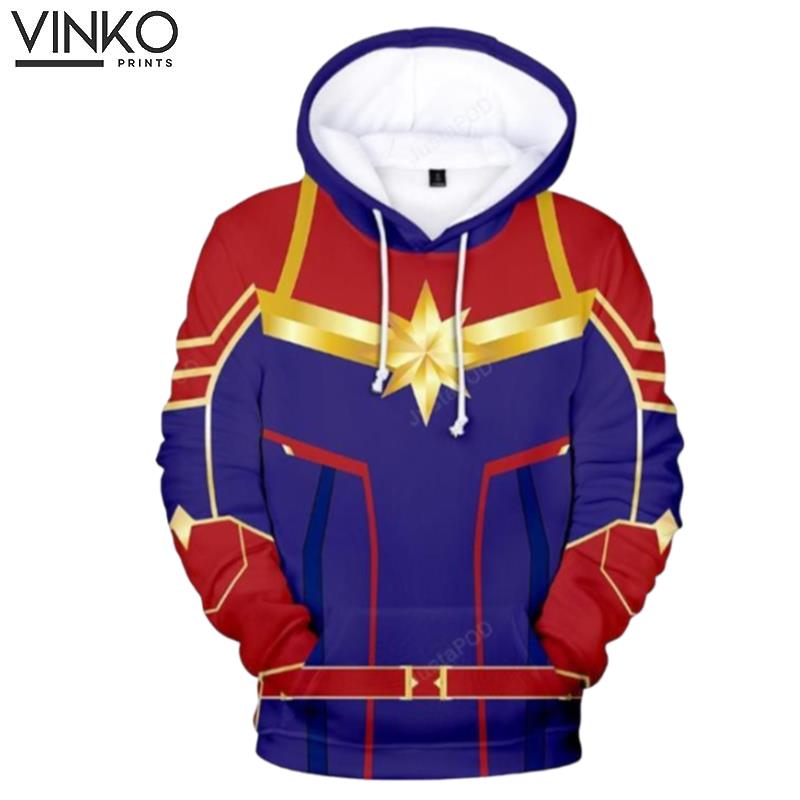 Captain Marvel Carol Danvers Csos902 Hoodie