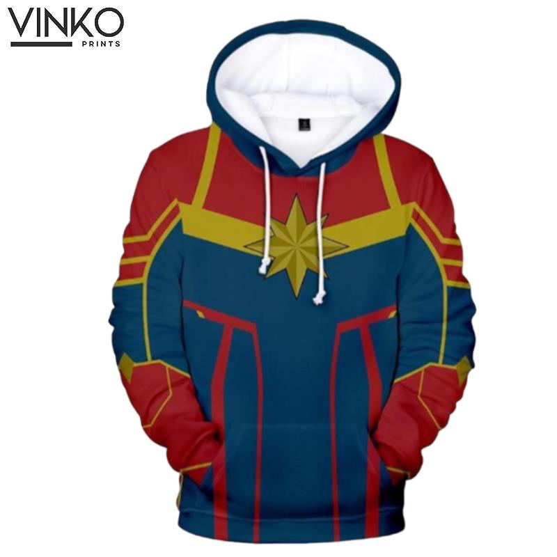 Captain Marvel Carol Danvers Csos904 Hoodie