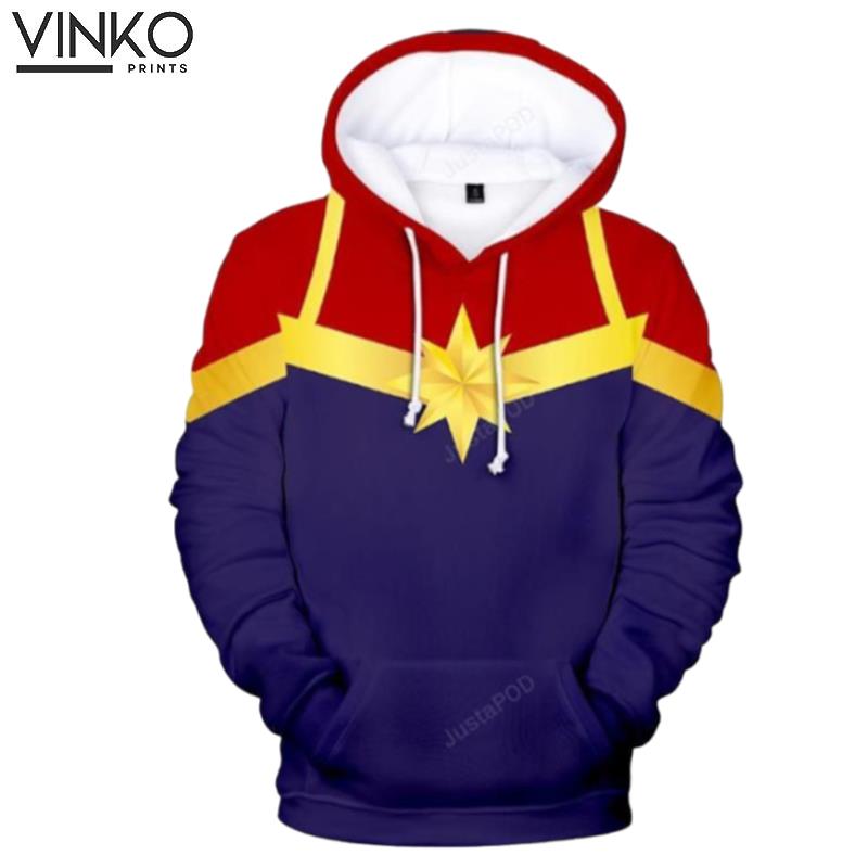 Captain Marvel Carol Danvers Csos905 Hoodie