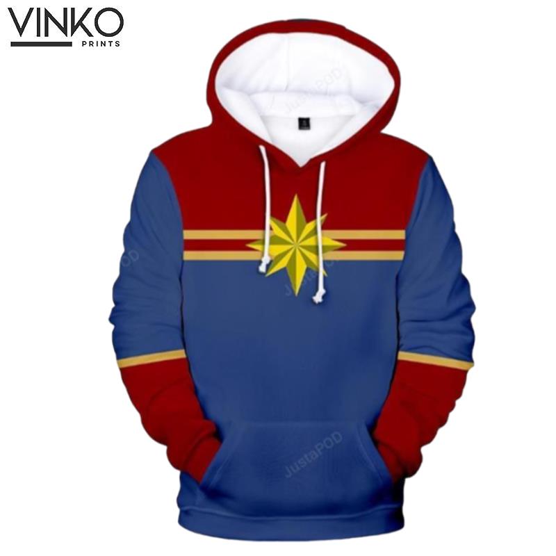 Captain Marvel Carol Danvers Csos906 Hoodie