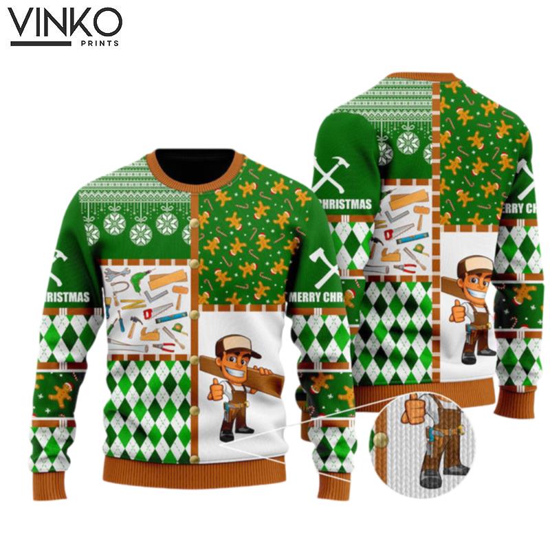 Carpenter Ugly Christmas Sweater