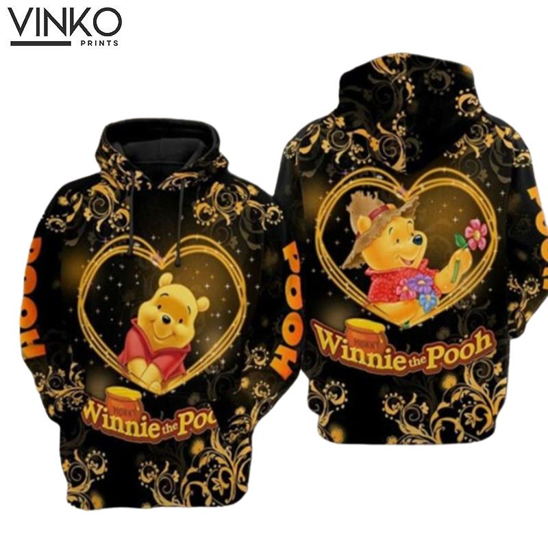 Cartoon Character Winnie The Pooh Hoodie