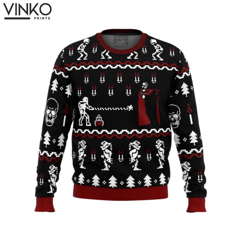 Castlevania Classic Game Ugly Christmas Sweater