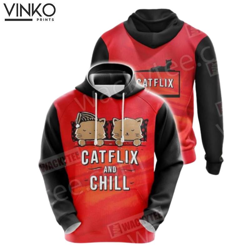 Catflix And Chill 2983 Hoodie