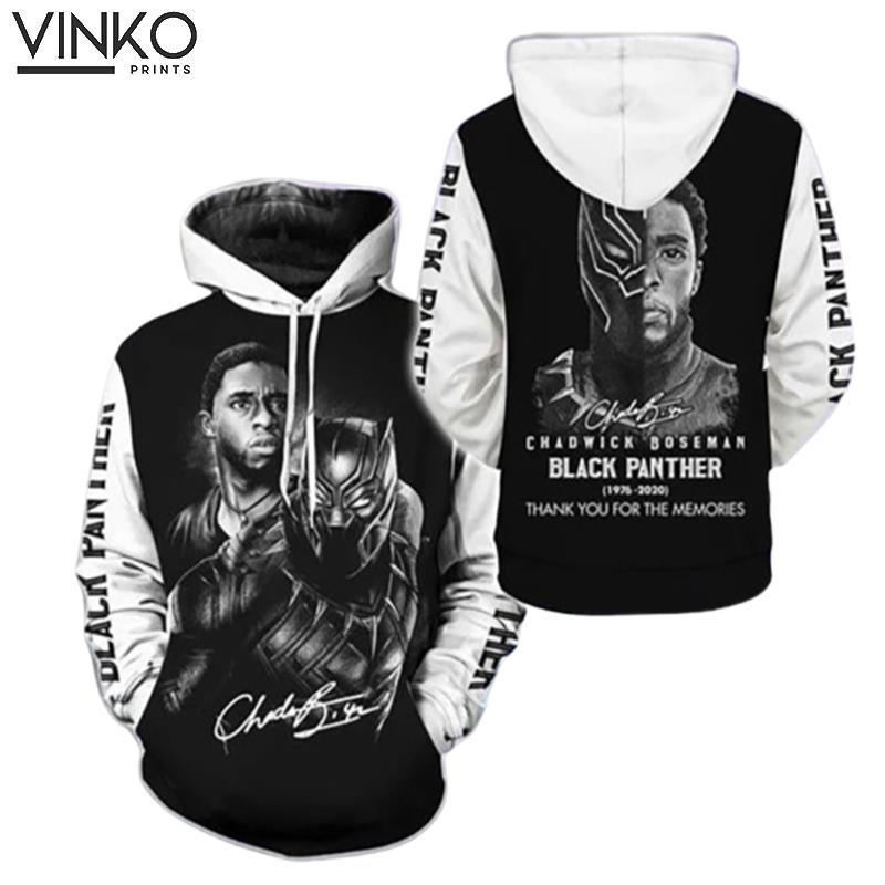 Chadwick Boseman Black Panther Thank You For The Memories Hoodie