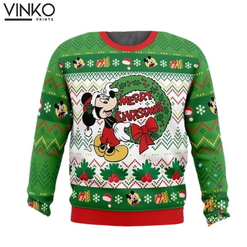 Character Disney Mickey Mouse Christmas Ugly Ugly Christmas Sweater