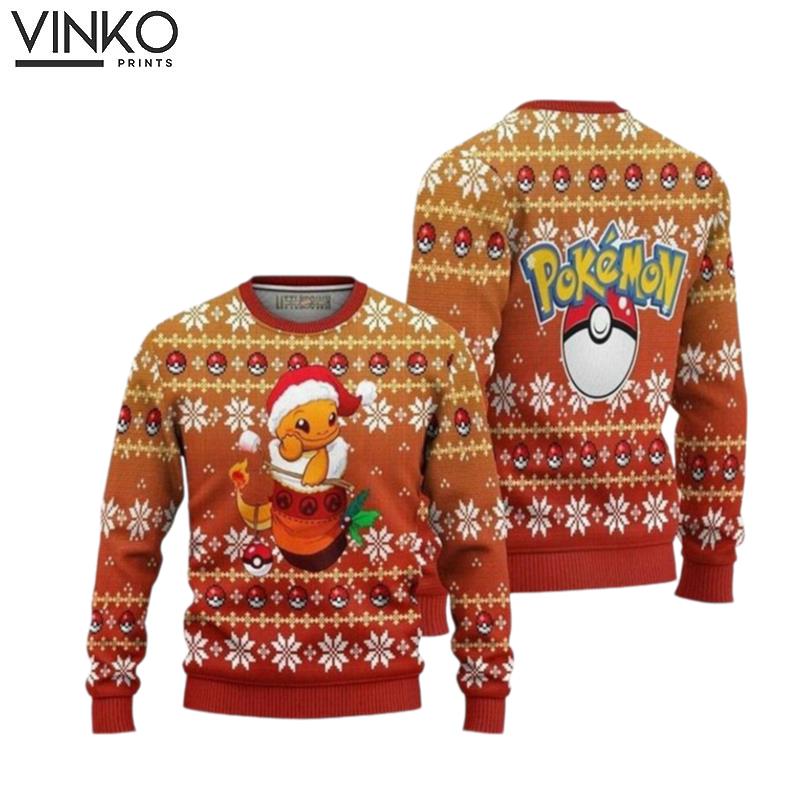 Charizard PKM 3D Ugly Christmas Sweater