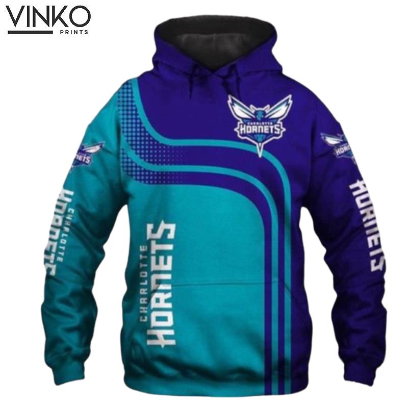 Charlotte Hornets And Pered Custom Charlotte Hornets Graphic Hoodie