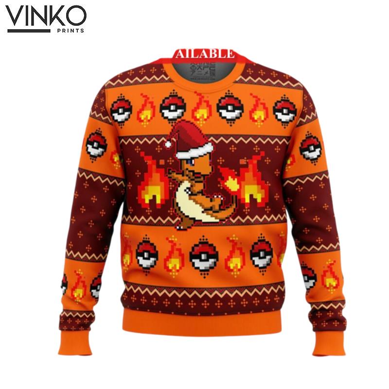 Charmander Video Games Ugly Christmas Sweater