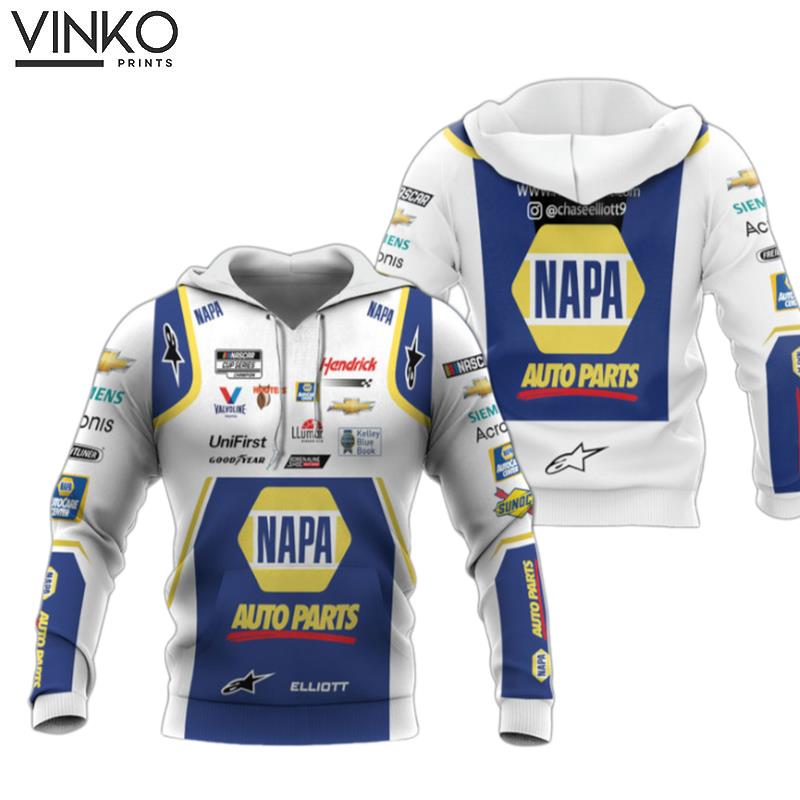 Chase Elliott Napa Auto Parts Hoodie