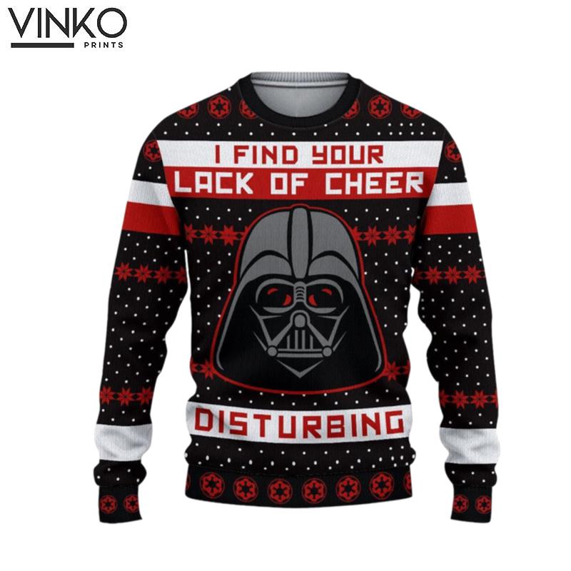 Cheer Darth Vader Custom Ugly Christmas Sweater