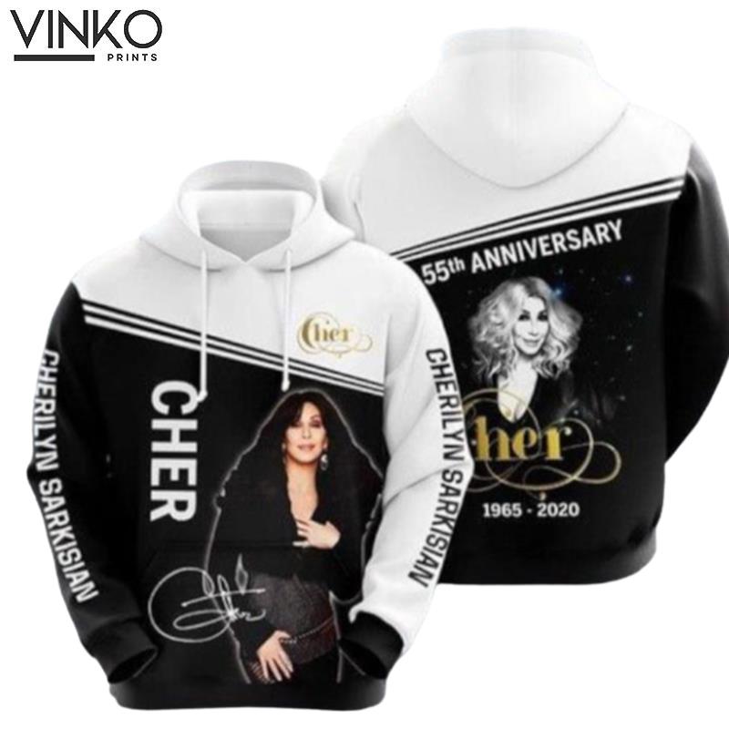 Cher 55Th Anniversary Signature Hoodie