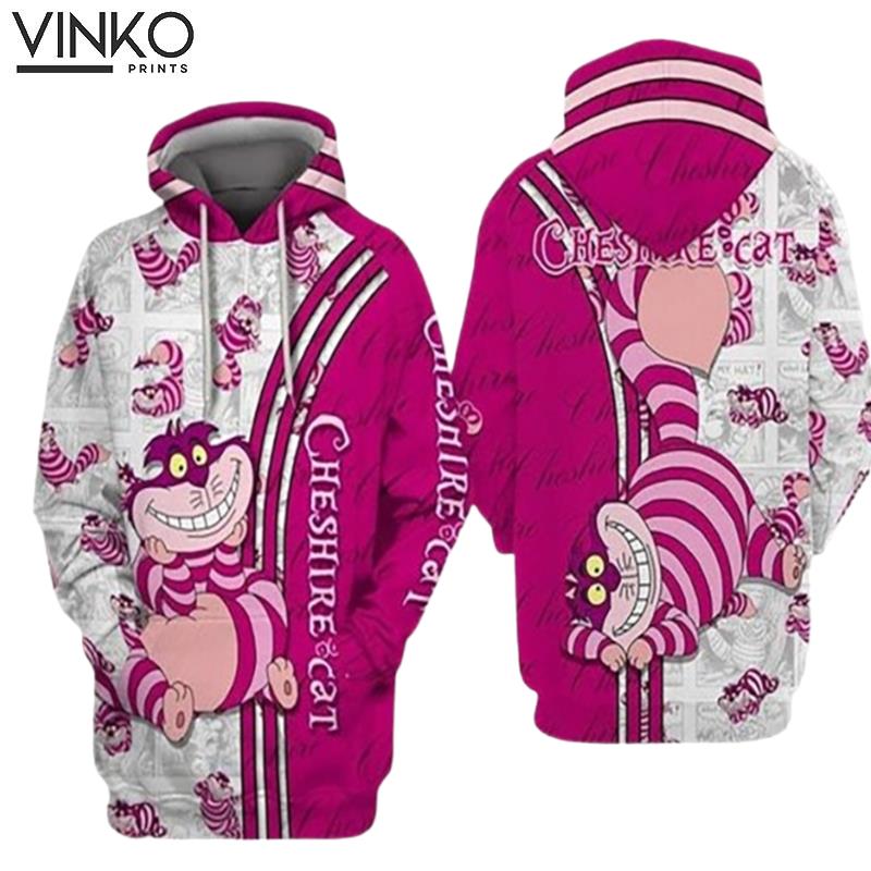 Chesire Cat Alice In Wonderland Cartoon Hoodie