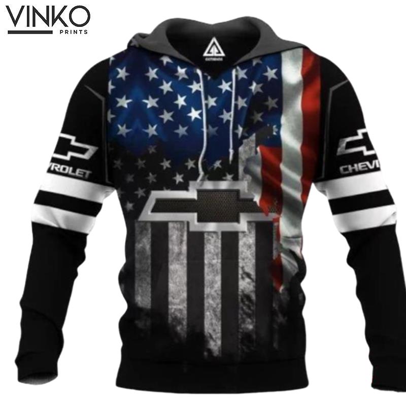 Chevrolet American Flag Hoodie