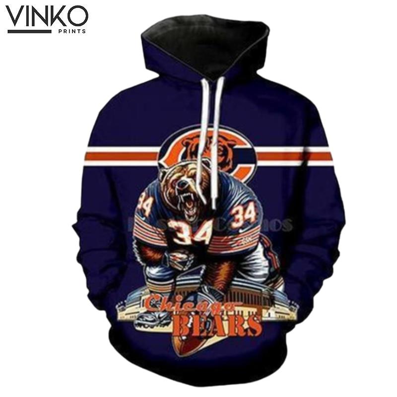 Chicago Bears Chicago Bears Nfl Chicago Bears 1 Hoodie