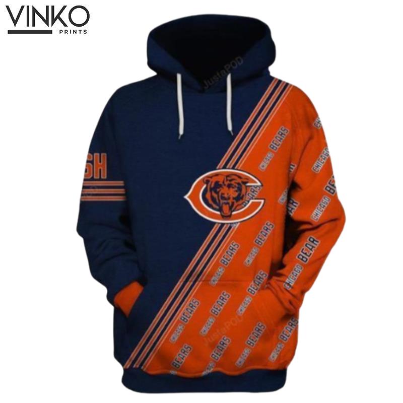 Chicago Bears Ncaa Football Many Logo Chicago Bears Chicago Bears Hoodie