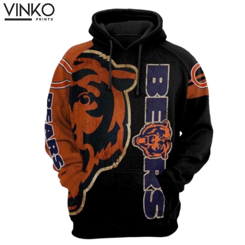 Chicago Bears Nfl Football Tiger Chicago Bears Chicago Bears Hoodie