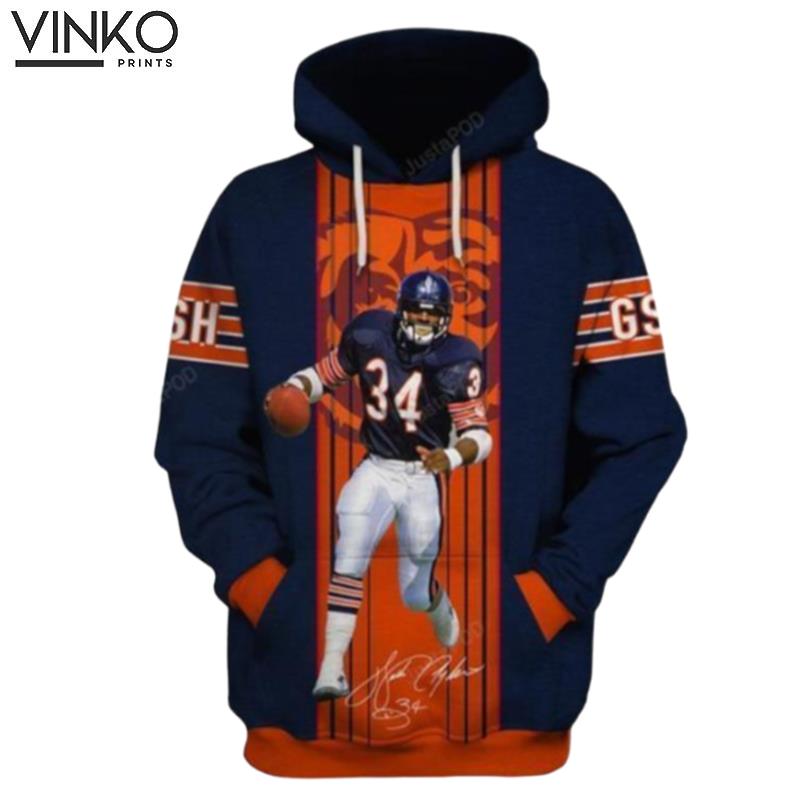 Chicago Bears Walter Payton Ncaa Football Brown Chicago Bears Walter Payton Chicago Bears Walter Payton Hoodie