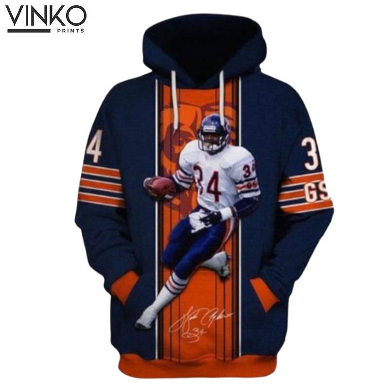 Chicago Bears Walter Payton Ncaa Football Chicago Bears Walter Payton Chicago Bears Walter Payton 1 Hoodie