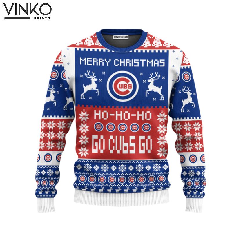 Chicago Cubs Merry Christmas Ugly Christmas Sweater