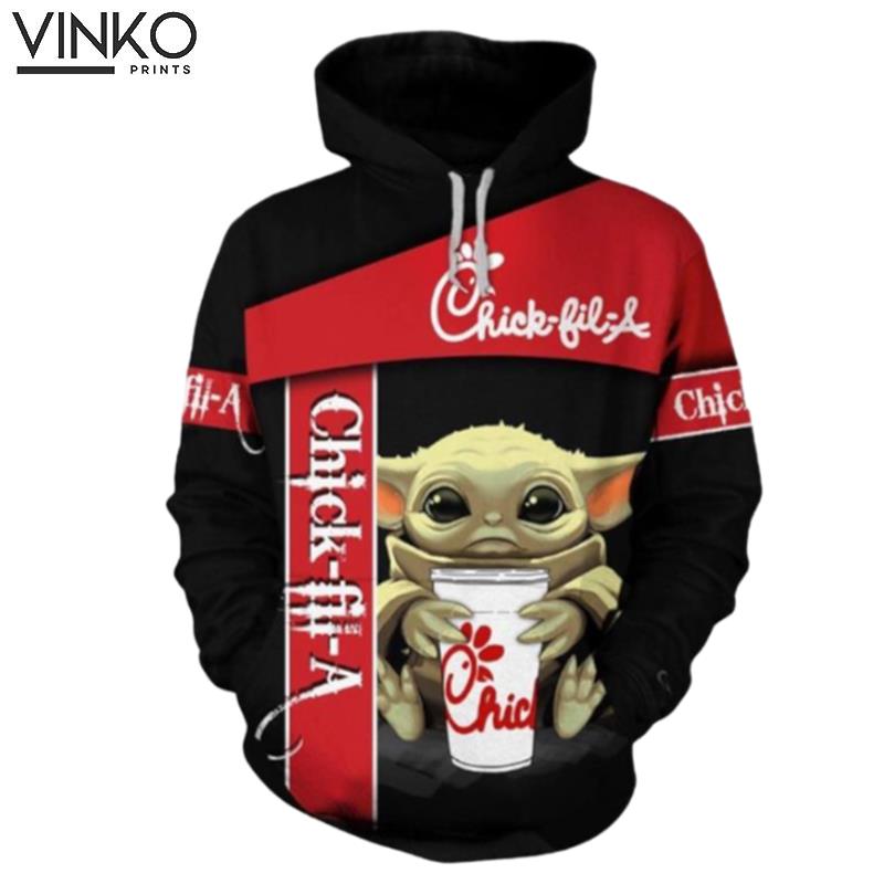 Chick Fill A Baby Yoda Hoodie