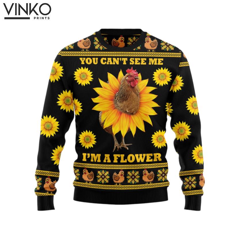 Chicken Flower HT081225 Ugly Christmas Sweater