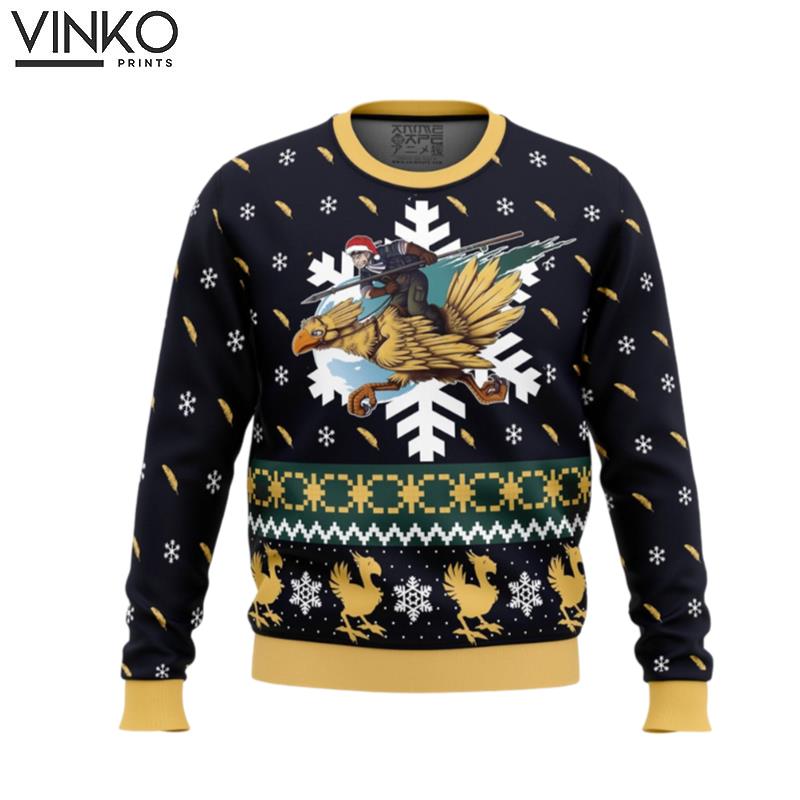 Chocobo Christmas Final Fantasy Ugly Christmas Sweater